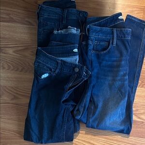 3 pairs of Old Navy Rock star Women's Skinny Jeans